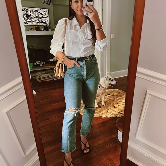 AGOLDE Jamie High Rise Classic Jeans in Shakedown Sz 26 - Picture 3 of 8